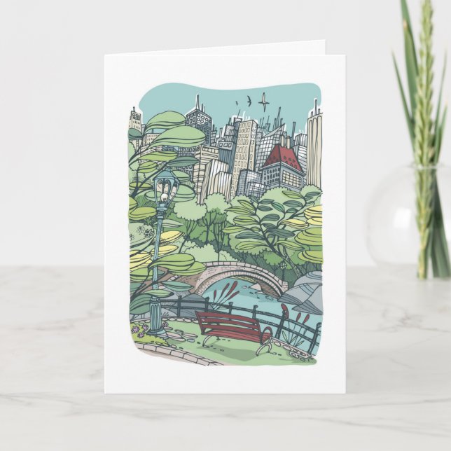 Carte Central Park | New York City, New York (Devant)