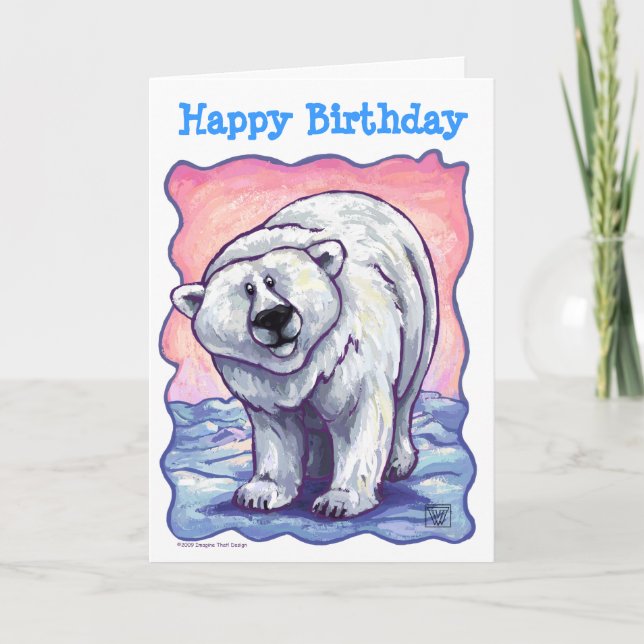 Carte Centre de la fête de l'ours polaire (Devant)