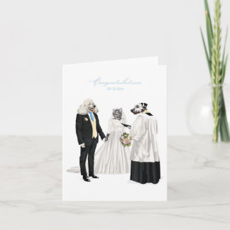 Carte Cérémonie de mariage de Dotty Dog