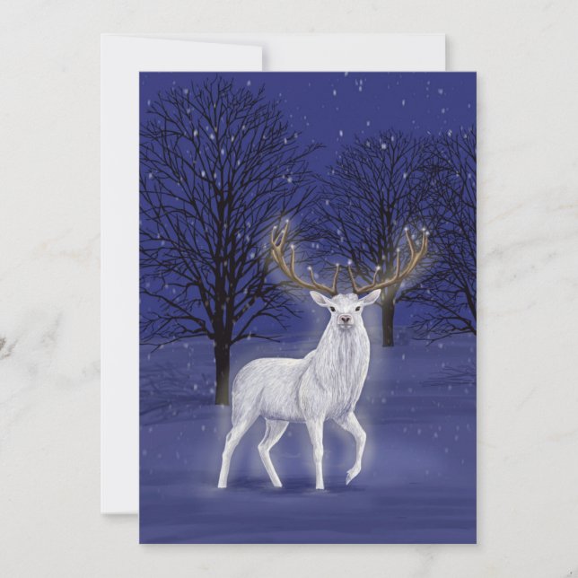 Carte Cerf Blanc (Devant)