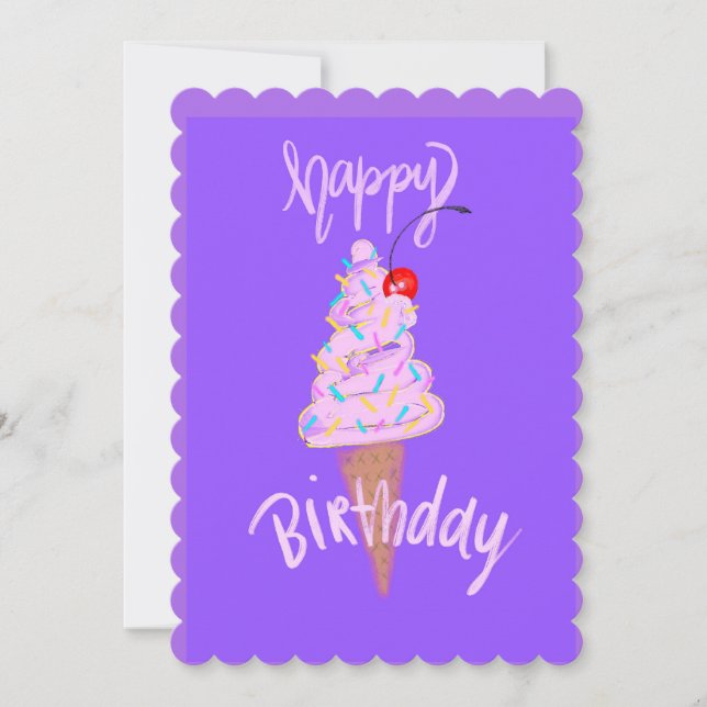 Carte Cerise sur le Gâteau 🍒 (Devant)