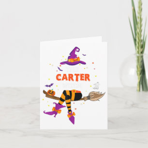 Carte Cerises citrouilles Automne Fille Halloween Automn