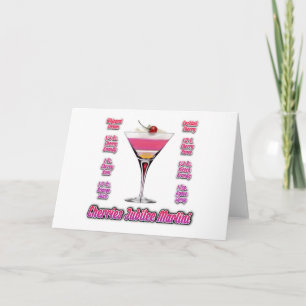 Carte Cerises Jubilee Martini Cocktail Recette Art