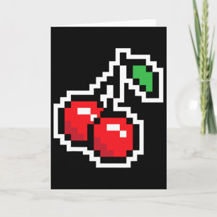 Carte Cerises Pixel Art Costume Halloween Jeu Vidéo Anné
