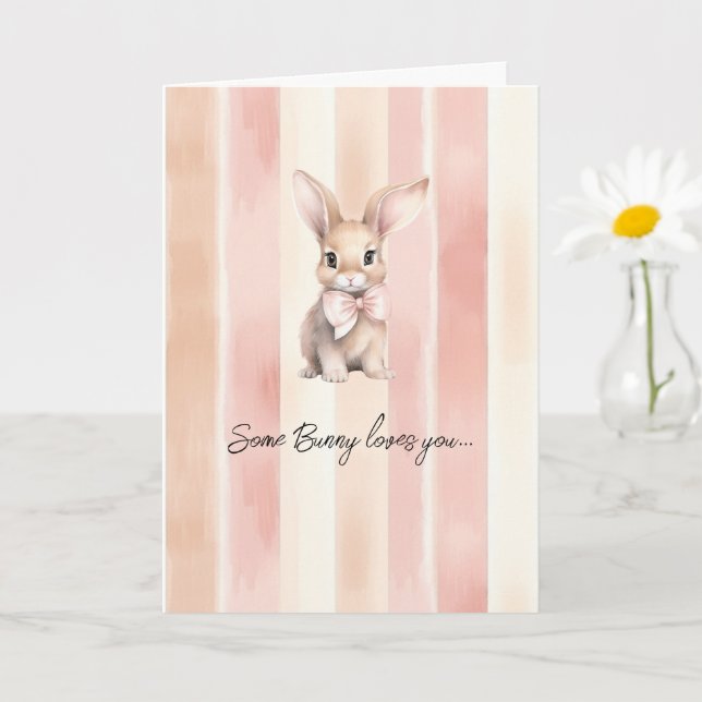 Carte Certain Lapin T'aime (Petite plante)