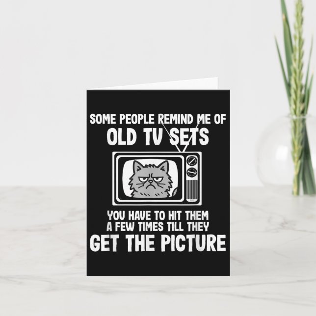 Carte Certaines Personnes Me Rappellent D'Anciens Ensemb (Devant)