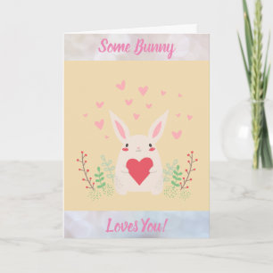 Carte Certains Bunny Vous Aime Les Mignons Valentines Co