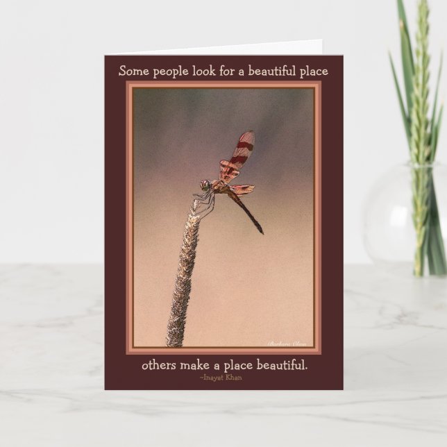 Carte Certains recherchent un bel endroit, d'autres le r (Devant)