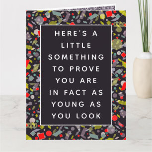 Carte Certificat d'anniversaire amusant pour adultes