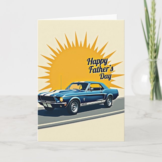 Carte Cerulean Coupe Fathers Day Card (Devant)