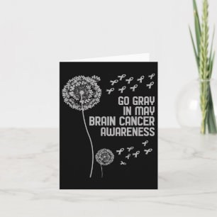 Carte Cerveau Cancer Sensibilisation Chemise Porter Grey