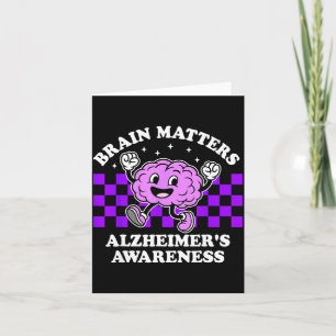 Carte Cerveau Esprit et Mémoire Alzheimer Sensibilisatio