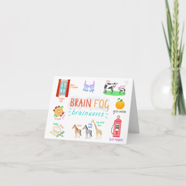 Carte Cerveau Fog ondes cérébrales (Devant)