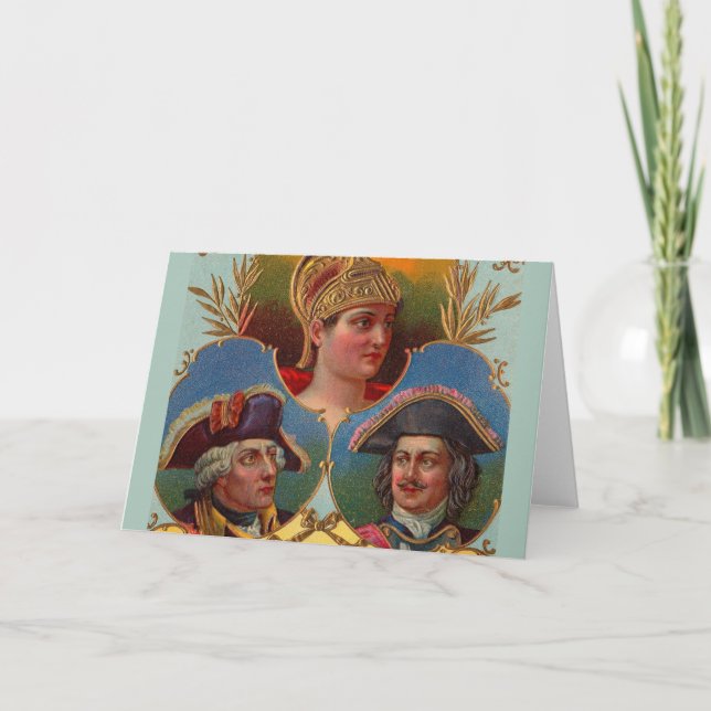 Carte César - Kaiser - Tsar boîte à cigares étiquette (Devant)