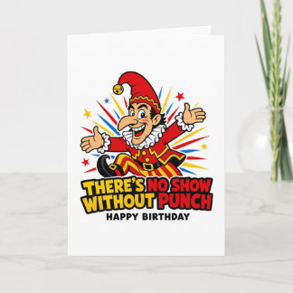 Carte C'est anniversaire sans Punch