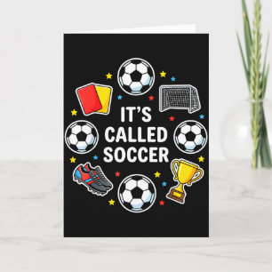 Carte C'est appelé football Autocollant drôle de style D