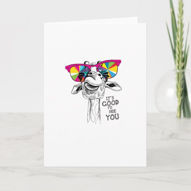 Carte c'est bien de vous voir (Devant)