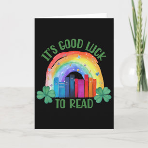 Carte C'est Bonne Chance De Lire La Fête De La Saint-Pat