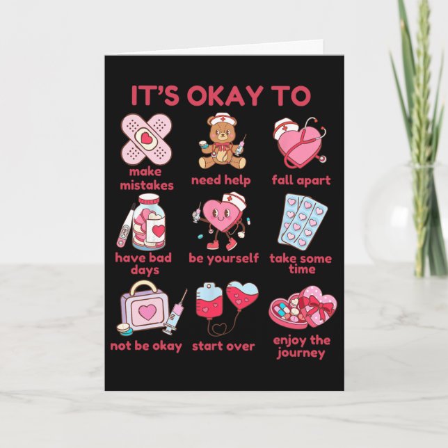 Carte C'est correct de ne pas valentiner les problèmes d (Devant)