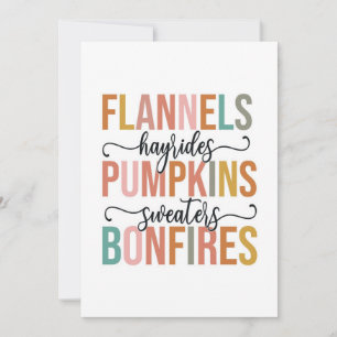 Carte C'est de nouveau l'automne