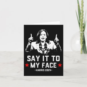 Carte C'Est Drôle Pour Moi De Voter Kamala Harris Pour P