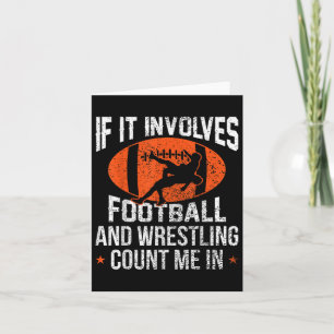 Carte C'Est Drôle Si Cela Concerne Le Football Et Le Nom