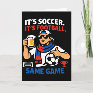 Carte C'est du football, même jeu amateur graphique Ar