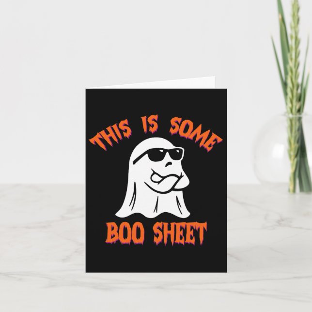 Carte C'est du papier de Boo Halloween Cool Ghost Fun 2  (Devant)