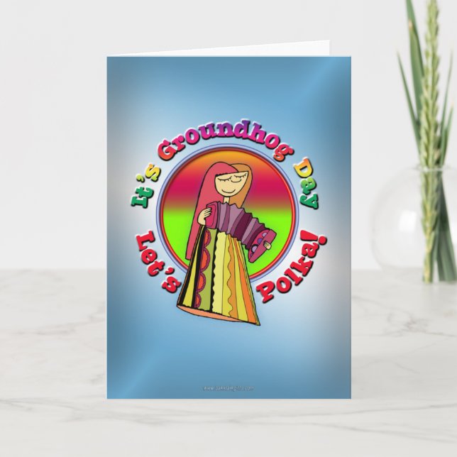 Carte C'est jour de Groundhog ! (Devant)