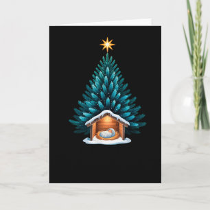 Carte C'est la raison bébé Jésus crèche nativité Noël