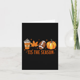 Carte C'Est La Saison Citrouille Spice Latte Halloween A