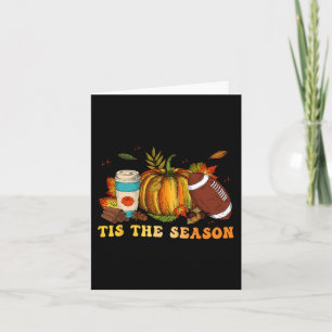 Carte C'est la saison de football Football d'automne de