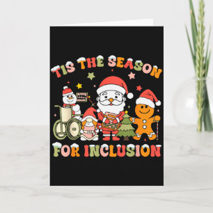 Carte C'est la saison de l'inclusion Ot Pt Slp Thérapeut