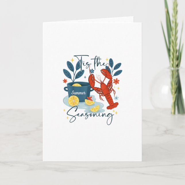 Carte C'est la saison de Noël Citation (Devant)