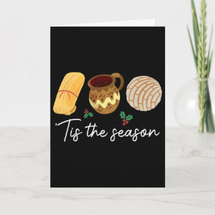 Carte C'est la saison des tamales Noël amusant mexicain