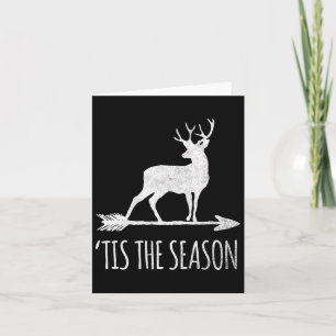 Carte C'Est La Saison Drôle Chasse De Bow De Cerfs