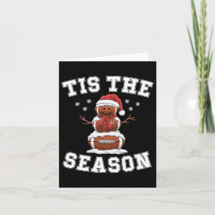 Carte C'Est La Saison Football Noël Père Noël