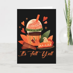 Carte C'est l'Automne à tous les Amoureux de l'Automne A