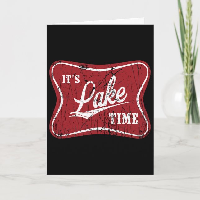 Carte C'est le lac drôle de pêche  (Devant)