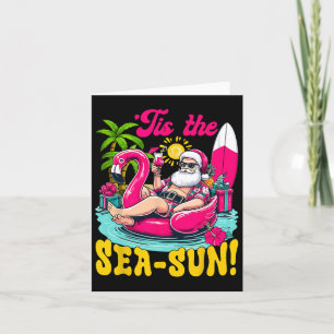 Carte C'est Le Soleil De La Mer Santa Plage Été Noël En 