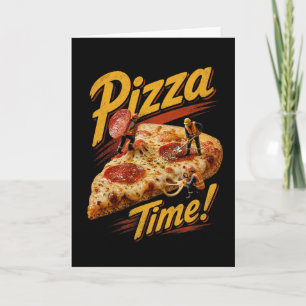 Carte C'est l'heure de la pizza !
