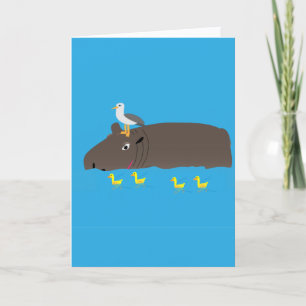 Carte C'est l'histoire d'un hippopotame