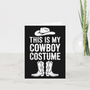 Carte C'est ma chemise de costume de cowboy Western Homm