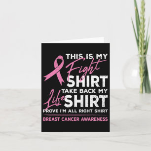 Carte C'Est Ma Lutte Contre Le Cancer Du Sein Pink Ribb