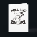 Carte C'est ma partie de fille de garçon d'enfants<br><div class="desc">Tee - shirt drôle de cadeau de Jiu Jitsu de Brésilien</div>