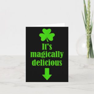 Carte C'est magiquement délicieux drôle de St. Patrick's