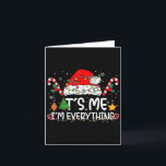 Carte C'est moi je suis tout ce que j'ai tout ce que je<br><div class="desc">C'est moi je suis tout ce que j'ai tout ce que je veux pour Noël</div>