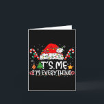 Carte C'est moi je suis tout ce que j'ai tout ce que je<br><div class="desc">C'est moi je suis tout ce que j'ai tout ce que je veux pour Noël</div>