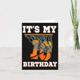 Carte C'est mon 10e anniversaire Bysketbyll Boy Party 10