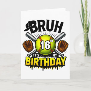 Carte C'est mon 16ème anniversaire Les garçons doux 16 a